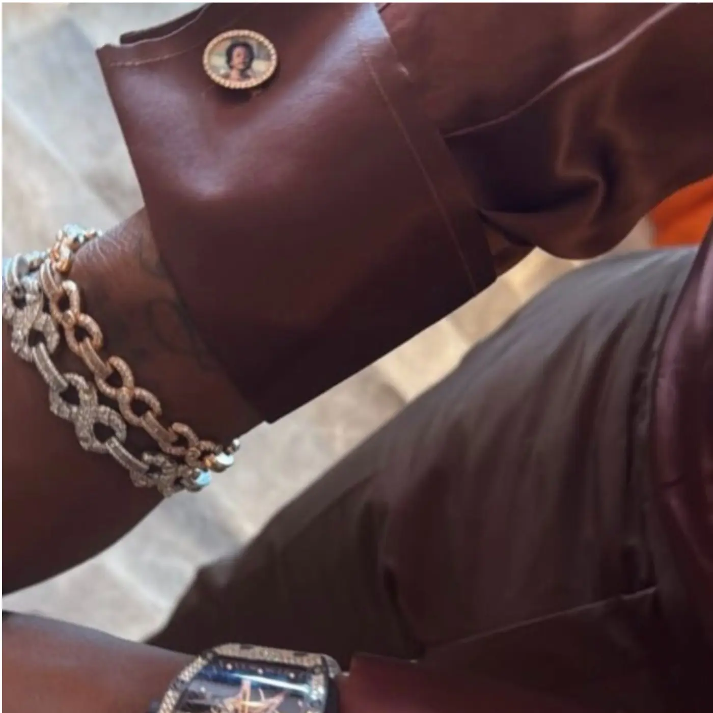 feature image for: Davido Honors Late Son Ifeanyi with Custom Cufflinks at Miami Wedding