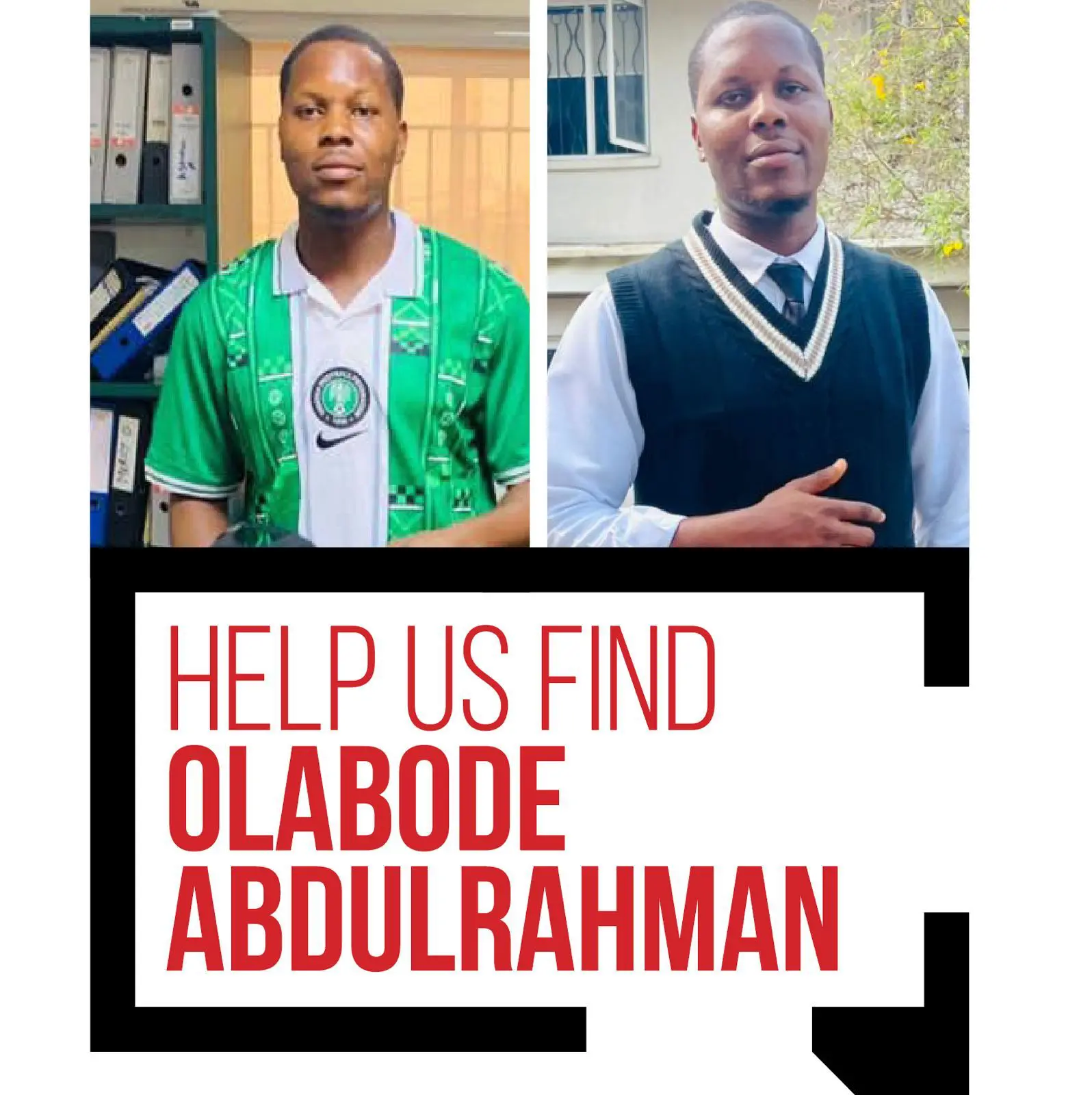 feature image for: Help Find Missing Corps Member Abdulrahman Olabode - Last Seen June 1
