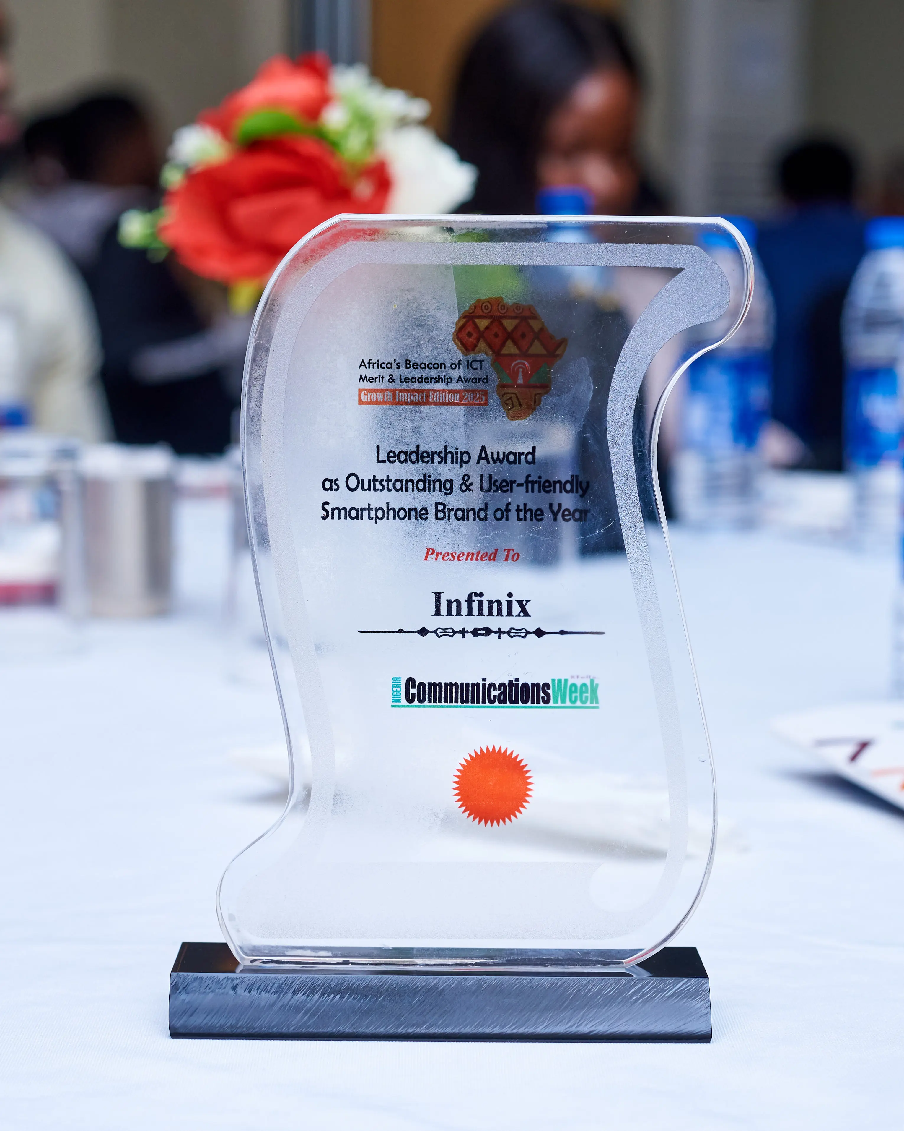 feature image for: Infinix Nigeria Wins 'User-Friendly Smartphone Brand' Award at BoICT 2025