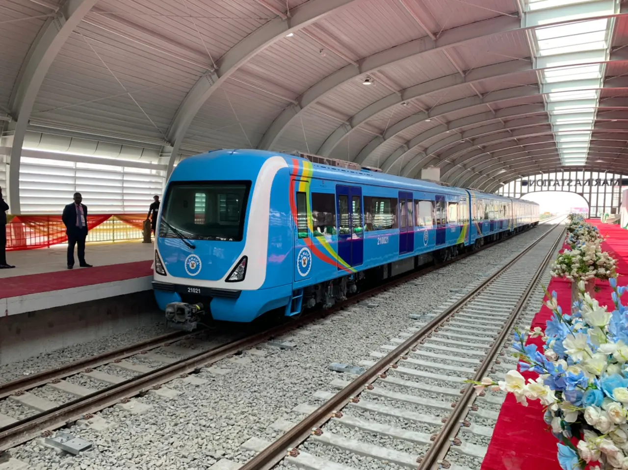 feature image for: Lagos Receives 3 New Train Sets for Blue Line Rail Expansion Project