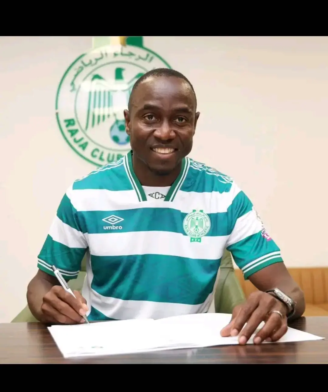 feature image for: Nigerian Midfielder Moses Orkuma Joins Raja Casablanca on 2-Year Deal