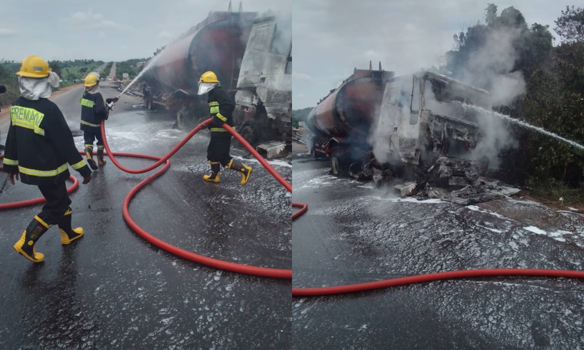 feature image for: Petrol Tanker Collision in Ibadan Leaves Apprentice Hospitalized