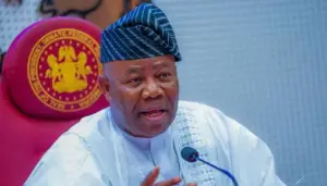 image for Akpabio's Gaffe: Mistakenly Claims 'Tinubu Was Buried' in Senate Speech