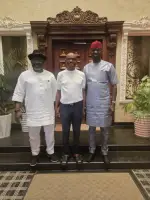 image for Wike Meets with APC Governors Oborevwori and Nwifuru in Abuja